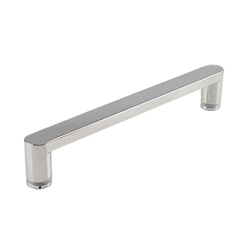 Tirador de puerta de ducha de acero inoxidable de 600 mm con orificios centrales, juego de barra de agarre para armarios de ducha de baño