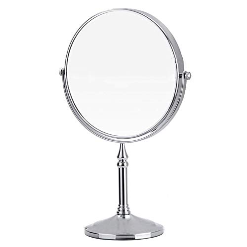Miroir de rasage cosmétique de comptoir pivotant 360 en laiton