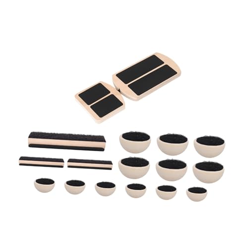 KiBcsLic Tavola di Equilibrio Professionale in Legno per Allenamento Dell'equilibrio E Rafforzamento dei Piedi per Caviglia