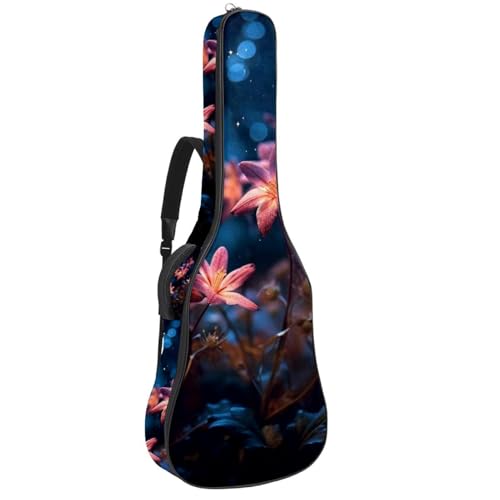 Sac pour guitare acoustique housse de protection multicolore à poches