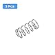 QUARKZMAN 5Stk Druckfeder Druckfedern 304 Edelstahl Feder Federn Zugfeder Zugfedern Spring 10mm AD 1mm Draht Größe 20mm Frei Länge Spiralfeder Spiralfedern Sprungfeder Stahlfeder Silber
