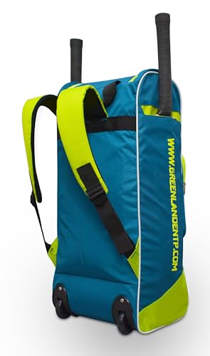 GLS SKYBOLT Duffle Cricket KIT Bag with Two BAT Pocket with Wheels