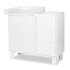Cambiador para cómoda color blanco – Tabla de cambio de madera para bebé, estable y segura, apta para cambiador de 70 x 50 cm, ahorra espacio para habitación de los niños, color blanco #2