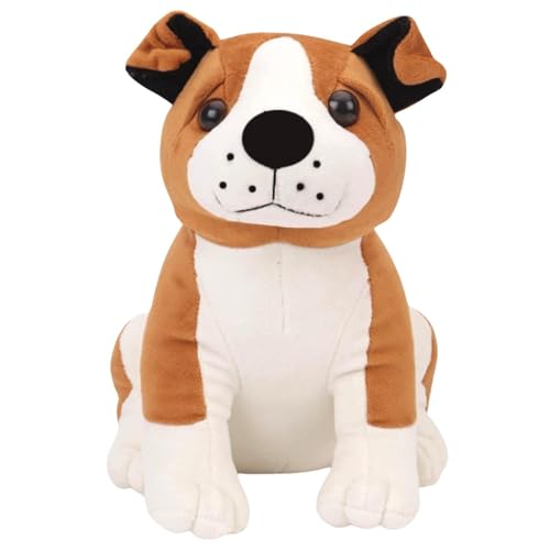 Image of Plush Stuffed Animal Toy | Ultra Soft and Cuddly Teddy for Kids and Adults | Cute Hugging Doll for Gifting, and Bedroom Decor (Brown Dog)