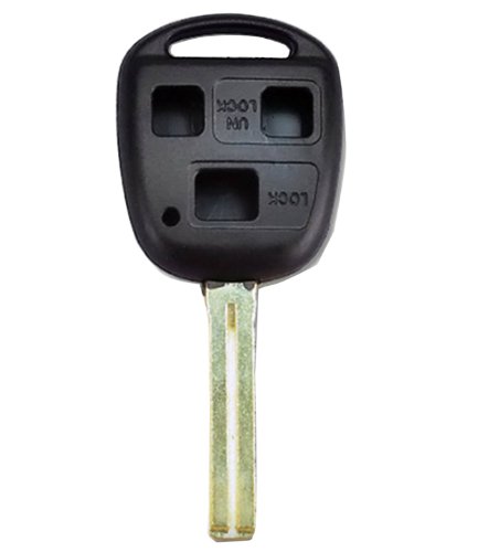 KEMANI 3 Buttons 47mm Long Blade Remote Key Case Shell for 98-2001 Lexus LX 470 ES 300 SC 300 SC 400 No Chips Inside