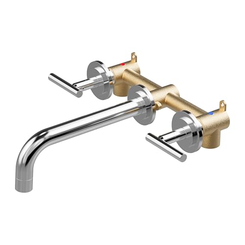 WOWOW Chrome Gooseneck Three-Hole