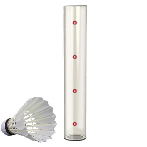 Tube de volants de badminton rigide pour protéger vos volants des chocs dans la cour