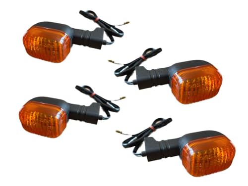4x Blinker Set 12V Halogen orange E-geprüft für Motorrad Roller Enduro
