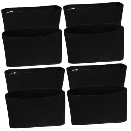 VALICLUD 4sets Purse Organizer Inserts Women Insert Organizer Small Handbag Felt 2pcs*4
