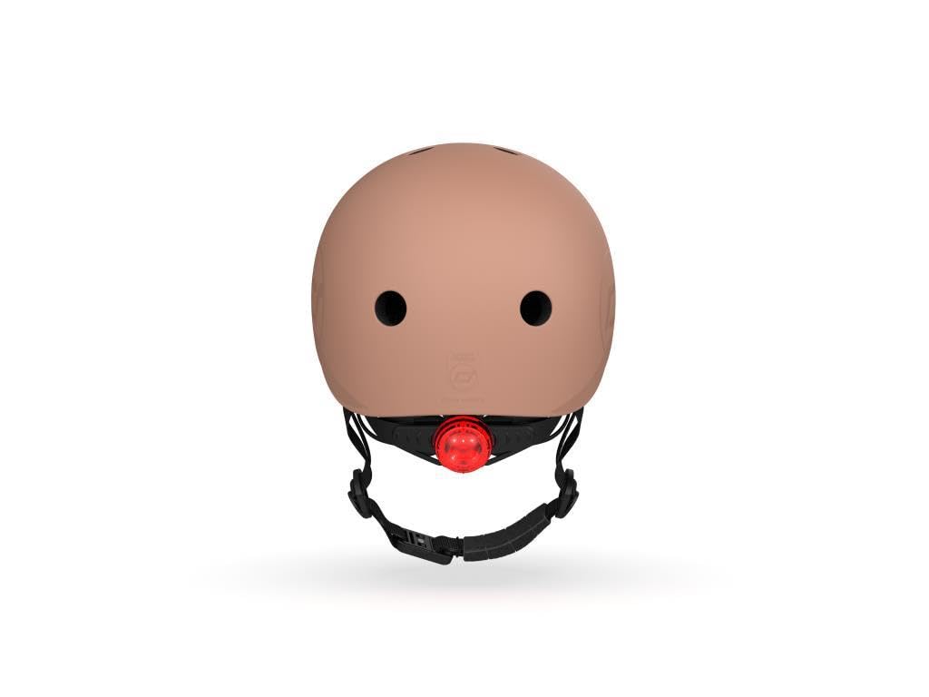 Scoot & Ride, S - M Casco para niños (Mocha)