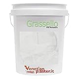FirmoLux Grassello Authentic Venetian Plaster | Polished Plaster | Made in Italy from Lime & Marble | Gray-Blue Colors (14) | Color: SW7063 Nebulous White