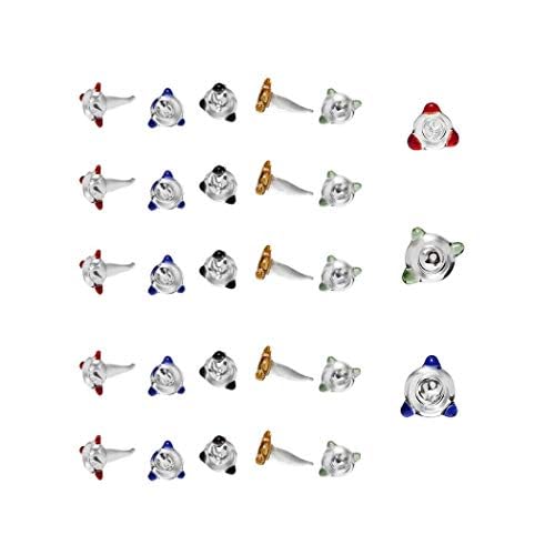 3 Point Glass Filter Screen Pipe Gauzes Honeycomb Hand Spoon Pipes Bowl Reusable (20)