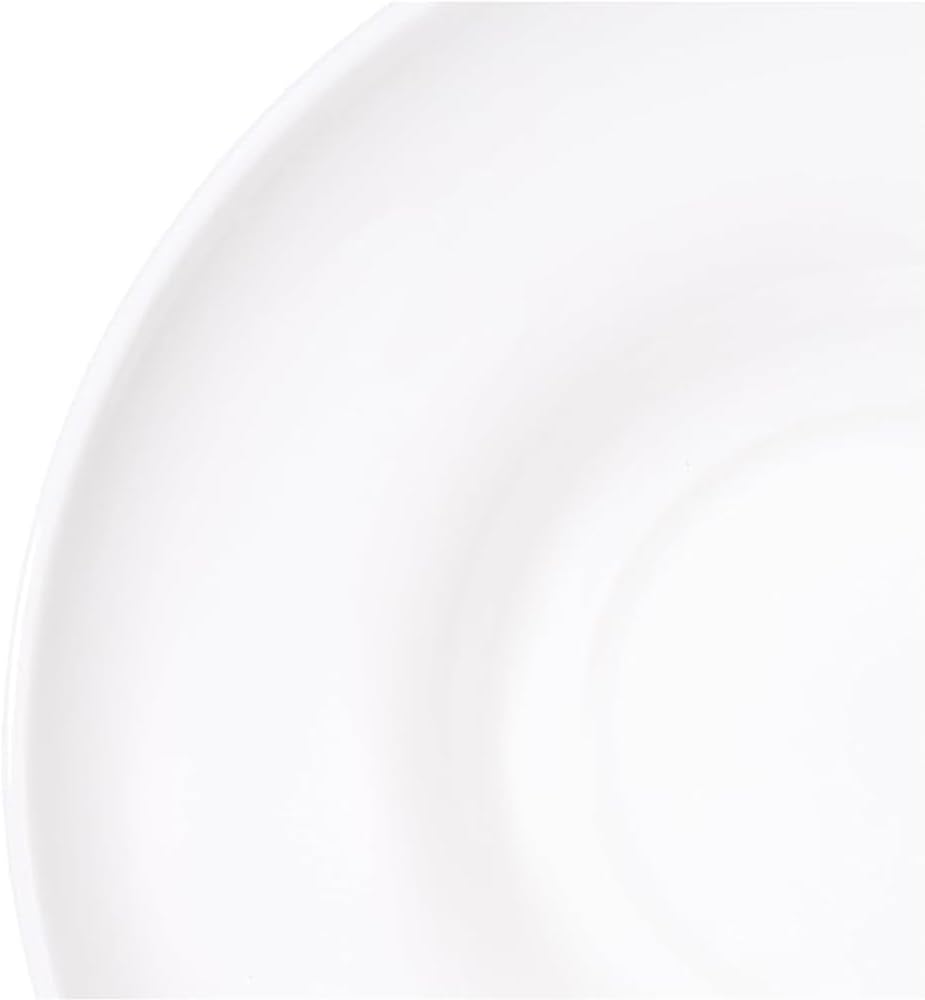 Narumi 52215-6020 Tea Cup Saucer, Waltz, 4.3 inches (11 cm), White, Stylish, Cute, Simple, Chappey Saucer, Microwave Heated, Dishwasher Safe