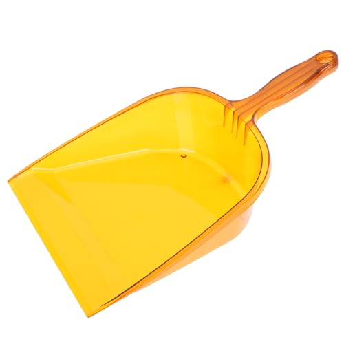 Gogogmee 家用手持ちダストパン 軽量透明製 大容量設計 エルゴノミックグリップ付き 収納簡単 お風呂掃除やデスク周りに適した小型清掃用具