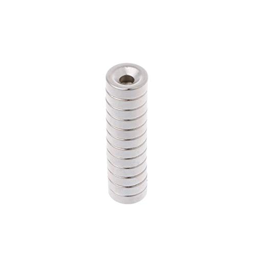 Lysee 3D Printer Parts & Accessories and High Cost-Effective 12Pcs Screw Ball + Round Magnetic Bracket for 3D Printer Reprap Delta Kossel K800