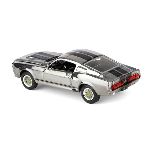 Greenlight 1/64 Ford Mustang Eleanor 1967 Plata miniatura 4