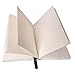 E-Tailor Journal Refill - Handmade Cotton Paper Leather Diary Inserts -Unlined Acid/Tree Free 130gsm White- 200 pages (6x8)