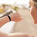 Compatible with Fitbit Inspire HR Bands for Women Men, Adjustable Replacement Wristbands for Fitbit Inspire/Inspire HR/Ace 2, 4 Pack, Large Black Navy Gray Slate