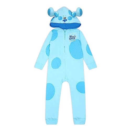 Nickelodeon Blue’s Clues & You Boys Zip Up Hooded Coverall for Newborn and Toddlers