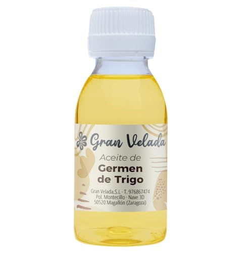 Aceite de germen de trigo 100% natural para belleza | Alta vitamina E, omega 6 y 3, antioxidante e hidratante