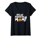Relé corriendo mamá para mujeres que aman correr relé. Regalos para correr de relé para mamá. Bonito regalo para mamá corredora de relé.