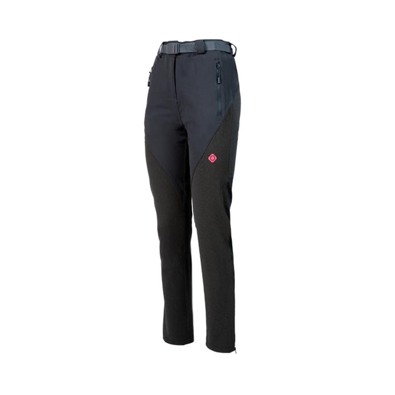 IZAS AUBER II W Pantalones de Escalada para Mujer Reforzados con Cinturilla Elástica y Tejido Repelente al Agua. Bajos y Bolsillos con Cremallera