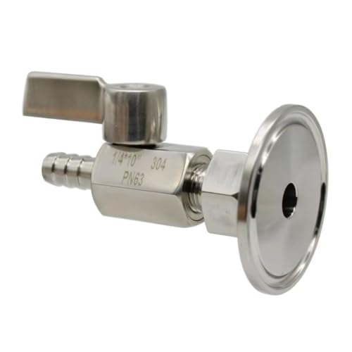 Vanne de 1 1.5 pouce avec adaptateur de tuyau 7 12mm et rondelle simple TC50.5 - 6