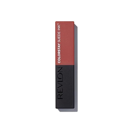 Image of REVLON ColorStay Suede INK Lipstick, Waterproof, Longwear, Transfer proof, Antioxidant-rich Vitamin E, With Vegan Formula made without parabens, Want It All - 003
