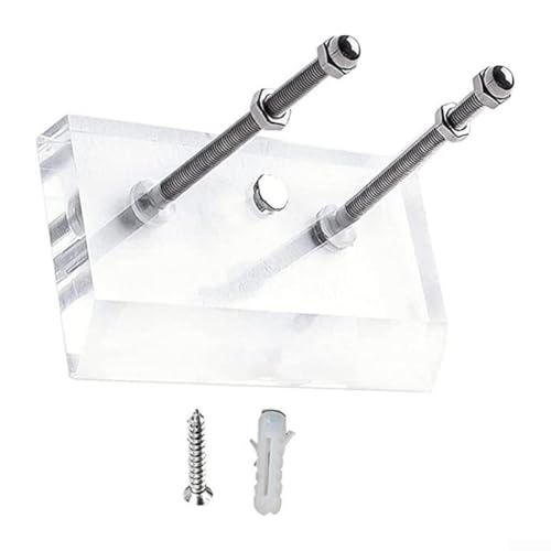 Soporte para monopatín hecho de acrílico reforzado, solución ideal para tablas de montaje en pared (transparente)