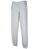 Elastisches Bein Fruit of the Loom Jogginghose, 3 Farben, alle Größen (Medium, Heather Grey)