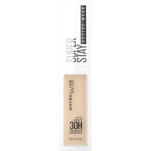 Maybelline Corrector facial que ofrece un acabado natural de larga duración, Active Wear corrector 30H, Tono 15 Light, 10ml