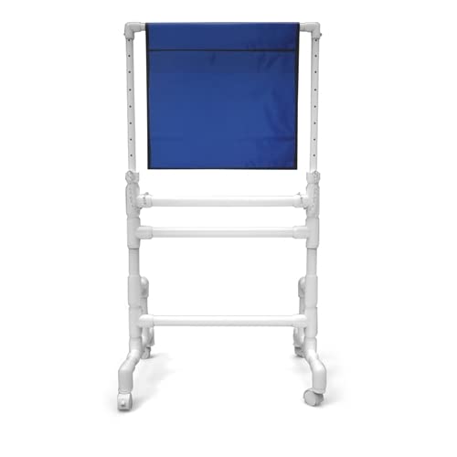 X-Ray Mobile Shield - 24"W x 24"H, PVC Base, 0.5mm Lead Solid Panel, USA Made