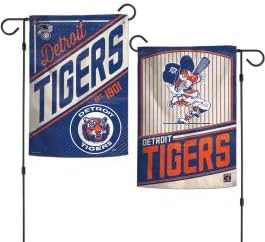WinCraft Cooperstown Detroit Tigers 2-Sided Premium Garden Flag 12 inches x 18 inches Throwback