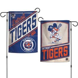 Drapeau de jardin Detroit Tigers WinCraft de qualité supérieure avec textile double face