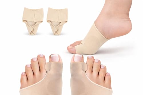 Corrector de Juanetes Ortopédico Pack de 2 unidades con Separador de Dedos – Alivio del Dolor y Presión del Hallux Valgus – Alineación del Dedo Gordo y Dedo en Martillo – Uso Día y Noche – Unisex