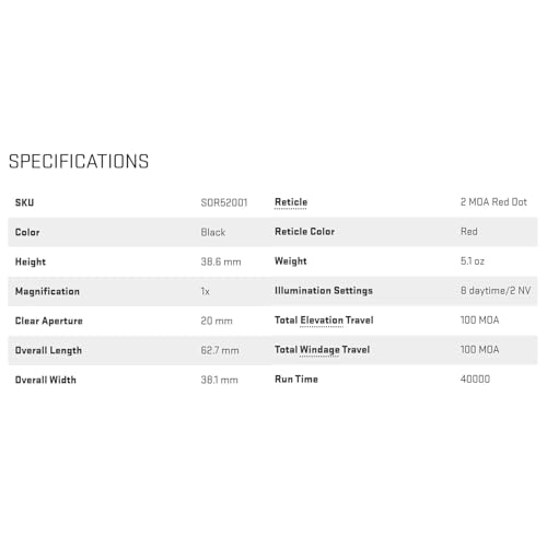 SIG SAUER Romeo5 1X20mm Tactical Hunting Shooting Durable Waterproof Fogproof Illuminated 2 MOA Red Dot Reticle Gun Sight | Picatinny Mount Included