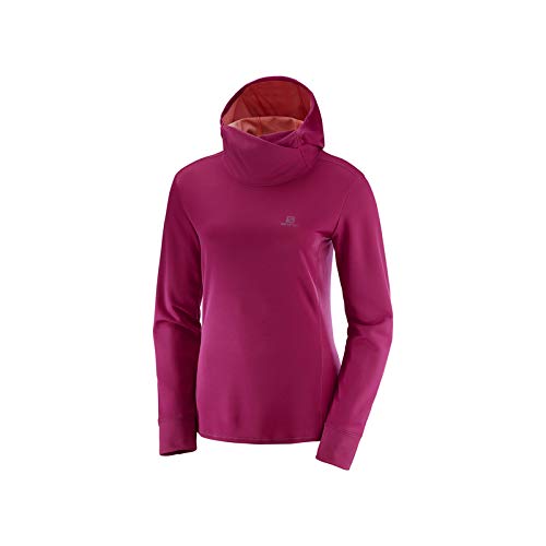 SALOMON Felpa a Maniche Lunghe con Cappuccio Agile...