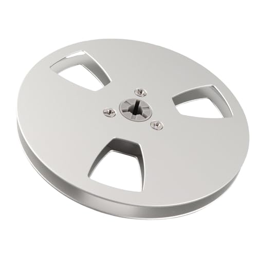 Carrete abierto universal de 3 agujeros para reparación y bobinado de cinta de audio