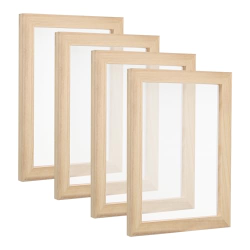 PATIKIL 9.8"x7.5" A5 Wooden Paper Making Screen