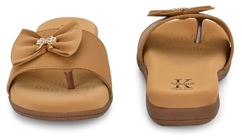 Image of Karaddi Doctor Sandals for Woman | Flats Women Stylish | Womens Sandals Flats | Slippers Orthopedic Footwear for Women Stylish Flat Sandal | Flat Fashion Sandal