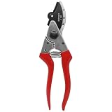 Zenport Z202 Heavy Duty Pruner, Cut-n-Hold, Red Handles, 8-Inch