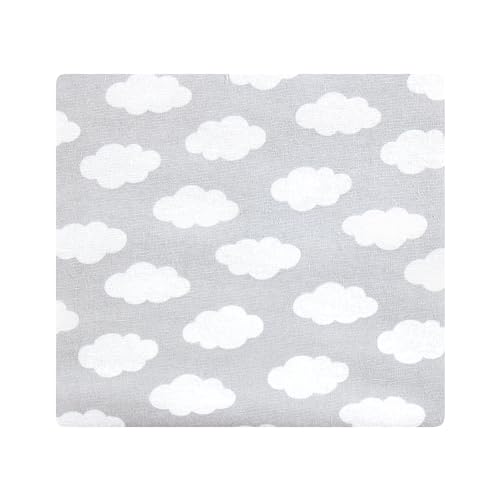 Image of Hudson Baby Unisex Baby Cotton Flannel Receiving Blankets Bundle, Teal Elephant, One Size