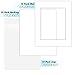 Golden State Art, Pack of 10 White Pre-Cut 16x20 Picture Mat for 11x14 Photo with White Core Bevel Cut Mattes Sets. Includes 10 High Premier Acid Free Mats & 10 Backing Board & 10 Clear Bags