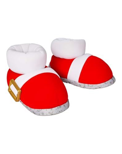 Spirit Halloween Kids Sonic The Hedgehog Run Slippers, Unisex Adult Multicolor