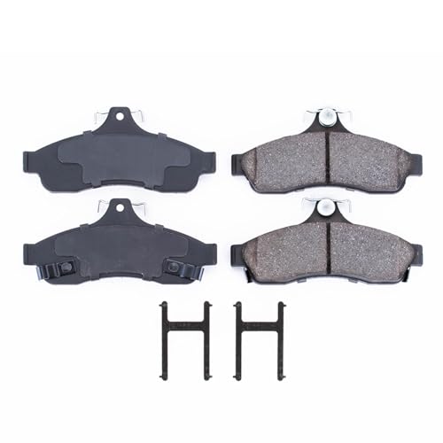 Image of PowerStop Rear Brake Pads for Chevrolet Caprice 1994-96 | Chevrolet Impala 1994-96 - Z17 Ceramic Brake Pads with Installation Hardware, 17-628