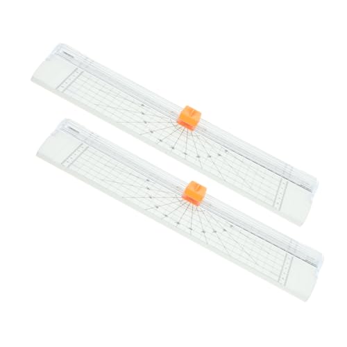 WEKAMOS 2個紙裁断器 ブル折りたたみ定規付き ペーパー ー 精密カット 学生