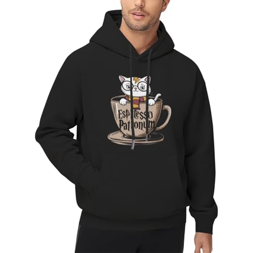 Funny Espresso Patronum Coffee Lover Gift Men Women Lightweight Kangaroo Pocket Hoodie4