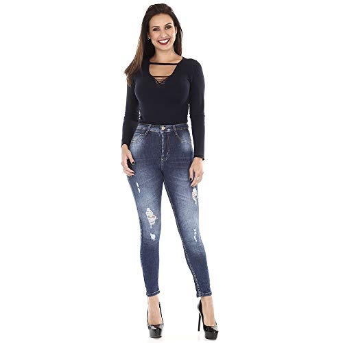 Calça jeans feminina cigarrete 360 264743 38