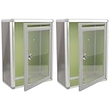 Boîte aux lettres verrouillable : haute résistance et bonne résistance à l'usure, forte résistance aux chocs, surface lisse, boîte aux lettres d'appartement