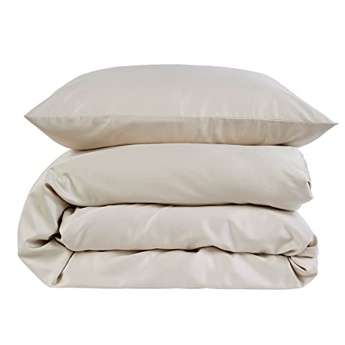 Christy 400TC Double Duvet Cover Set, Linen - Image 2